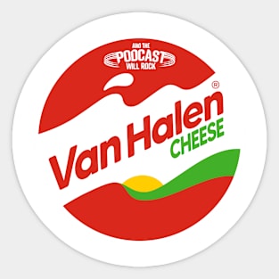 Van Halen Cheese Sticker